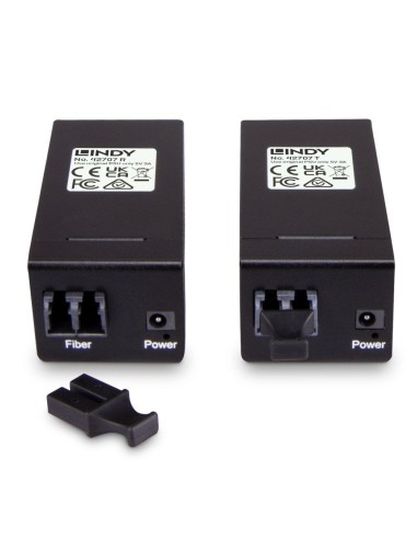 Lindy 42707 moltiplicatore AV Trasmettitore e ricevitore AV Nero