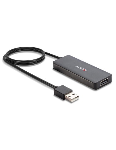 Lindy 42986 hub di interfaccia USB 2.0 480 Mbit s Nero