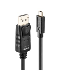 Lindy 43305 cavo e adattatore video 5 m USB tipo-C DisplayPort Nero