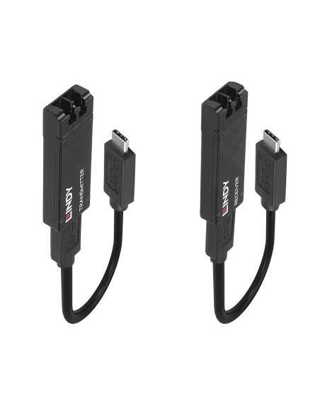 Lindy 43312 moltiplicatore di rete Ricevitore e trasmettitore di rete Nero