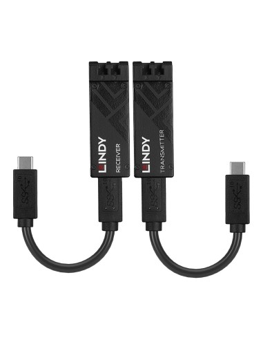 Lindy 43312 moltiplicatore di rete Ricevitore e trasmettitore di rete Nero