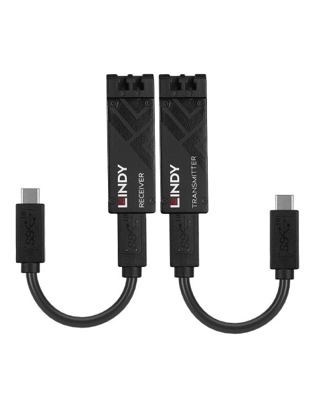 Lindy 43312 moltiplicatore di rete Ricevitore e trasmettitore di rete Nero
