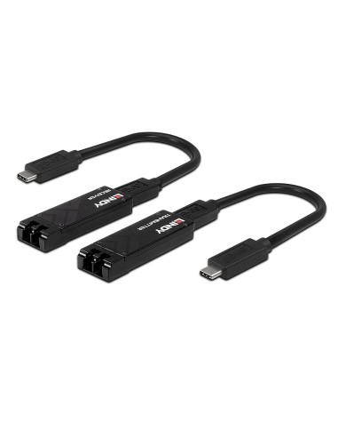 Lindy 43312 moltiplicatore di rete Ricevitore e trasmettitore di rete Nero