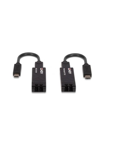 Lindy 43312 moltiplicatore di rete Ricevitore e trasmettitore di rete Nero