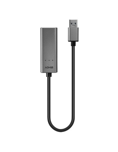 Lindy 43313 adattatore per inversione del genere dei cavi USB-A RJ-45 Argento