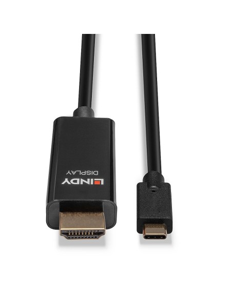 Lindy 43317 cavo e adattatore video 10 m USB tipo-C HDMI tipo A (Standard) Nero