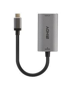 Lindy 43327 cavo e adattatore video 0,11 m USB tipo-C HDMI Nero, Grigio 2