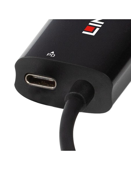 Lindy 43328 replicatore di porte e docking station per laptop USB 3.2 Gen 1 (3.1 Gen 1) Type-C Nero