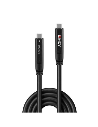 Lindy 43333 cavo USB 10 m USB 3.2 Gen 1 (3.1 Gen 1) USB C Nero