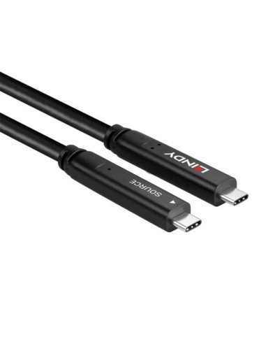 Lindy 43333 cavo USB 10 m USB 3.2 Gen 1 (3.1 Gen 1) USB C Nero