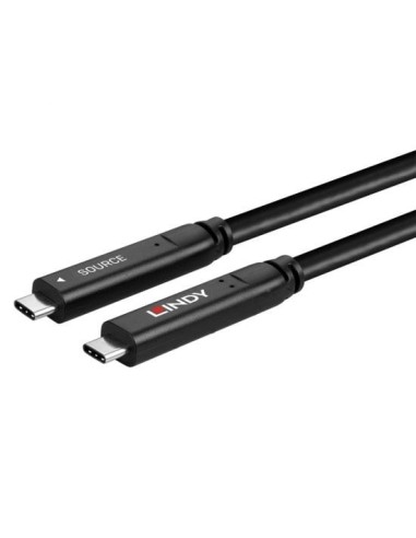 Lindy 43333 cavo USB 10 m USB 3.2 Gen 1 (3.1 Gen 1) USB C Nero