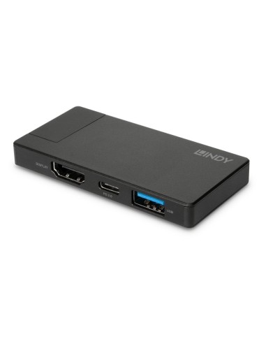 Lindy DST-Micro Cablato USB 3.2 Gen 1 (3.1 Gen 1) Type-C Nero