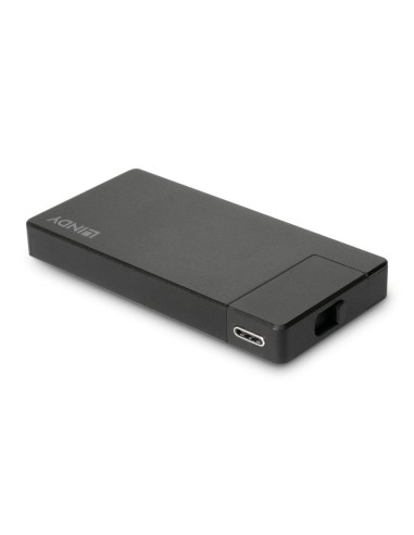 Lindy DST-Micro Cablato USB 3.2 Gen 1 (3.1 Gen 1) Type-C Nero