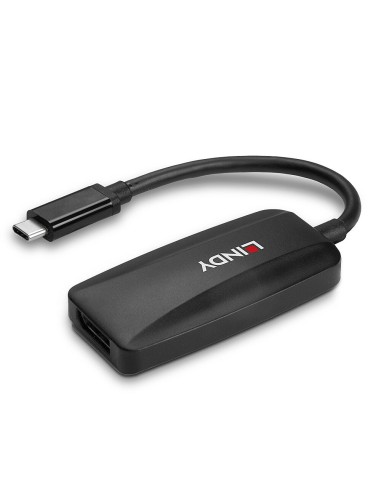 Lindy 43337 cavo e adattatore video 0,13 m USB tipo-C DisplayPort Nero