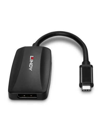 Lindy 43337 cavo e adattatore video 0,13 m USB tipo-C DisplayPort Nero