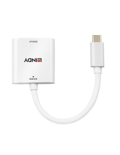 Lindy 43338 cavo e adattatore video 0,1 m USB tipo-C DVI Bianco 2