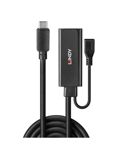 Lindy 43344 hub di interfaccia USB 3.2 Gen 1 (3.1 Gen 1) Type-C 5000 Mbit s Nero 2