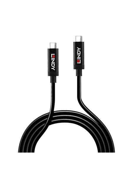 Lindy 43348 cavo USB 3 m USB 3.2 Gen 2 (3.1 Gen 2) USB C Nero