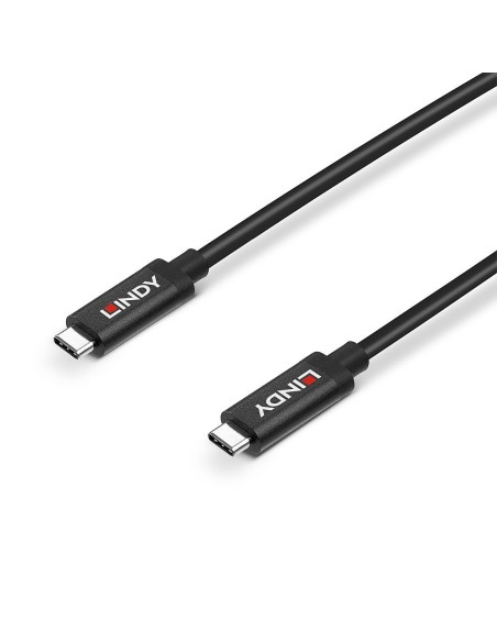 Lindy 43348 cavo USB 3 m USB 3.2 Gen 2 (3.1 Gen 2) USB C Nero