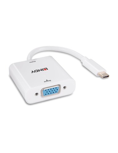 Lindy 43355 cavo e adattatore video USB tipo-C VGA (D-Sub) Bianco