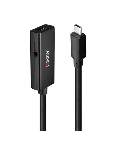 Lindy 43356 hub di interfaccia USB 3.2 Gen 1 (3.1 Gen 1) Type-C 5000 Mbit s Nero