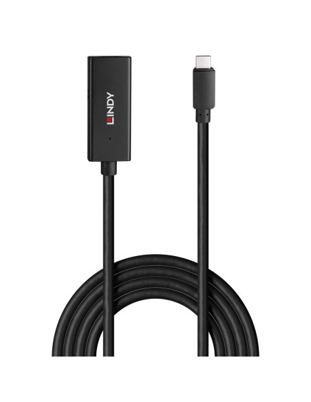 Lindy 43356 hub di interfaccia USB 3.2 Gen 1 (3.1 Gen 1) Type-C 5000 Mbit s Nero