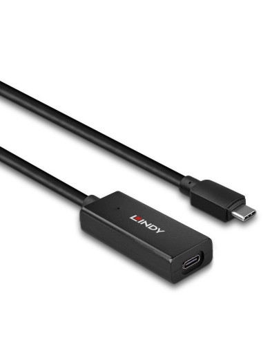Lindy 43356 hub di interfaccia USB 3.2 Gen 1 (3.1 Gen 1) Type-C 5000 Mbit s Nero