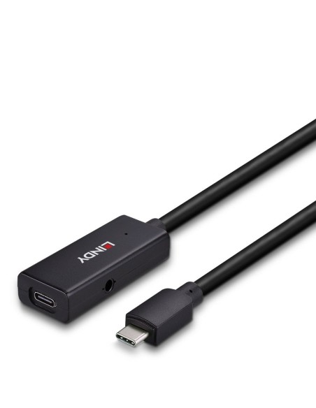 Lindy 43356 hub di interfaccia USB 3.2 Gen 1 (3.1 Gen 1) Type-C 5000 Mbit s Nero