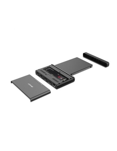 Lindy 43359 docking station per unità di archiviazione USB 3.2 Gen 2 (3.1 Gen 2) Type-C Nero