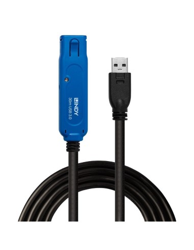 Lindy 43362 cavo USB 30 m USB 3.2 Gen 1 (3.1 Gen 1) USB A Nero, Blu