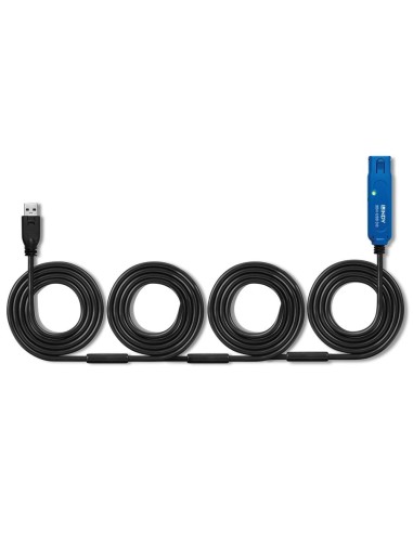 Lindy 43362 cavo USB 30 m USB 3.2 Gen 1 (3.1 Gen 1) USB A Nero, Blu