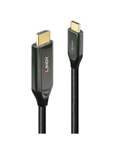 Lindy 43367 cavo e adattatore video 1 m USB tipo-C HDMI tipo A (Standard) Nero