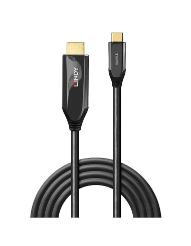 Lindy 43369 cavo e adattatore video 3 m USB tipo-C HDMI tipo A (Standard) Nero