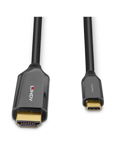 Lindy 43369 cavo e adattatore video 3 m USB tipo-C HDMI tipo A (Standard) Nero