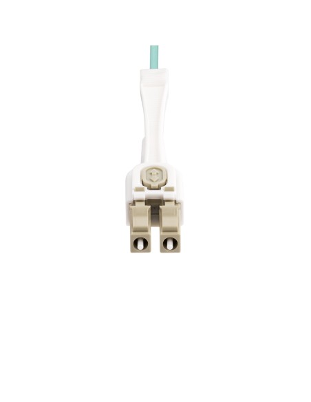 StarTech.com Cavo in fibra ottica multimodale OM4 LC a LC (UPC) con linguette push-pull, 10m, 50 125µm, Reti 100G, Insensibile