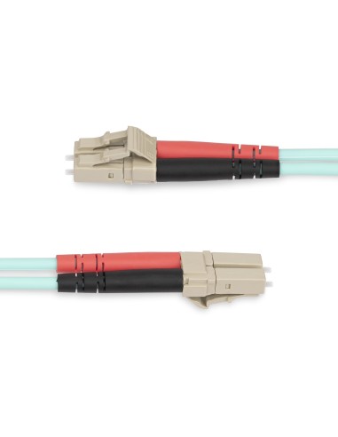 StarTech.com Cavo in Fibra Ottica Multimodale OM4 LC LC UPC da 20 m, Fibra LOMMF VCSEL da 50 125 µm, reti 100G, Cavo Ottico con