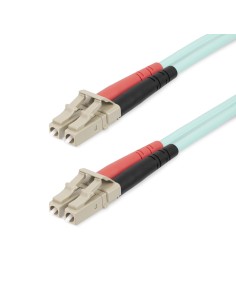 StarTech.com Cavo in Fibra Ottica Multimodale OM4 LC LC UPC da 25 m, Fibra LOMMF VCSEL da 50 125 µm, reti 100G, Cavo Ottico con