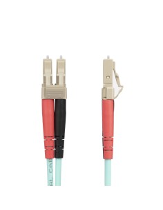 StarTech.com Cavo in Fibra Ottica Multimodale OM4 LC LC UPC da 25 m, Fibra LOMMF VCSEL da 50 125 µm, reti 100G, Cavo Ottico con 2