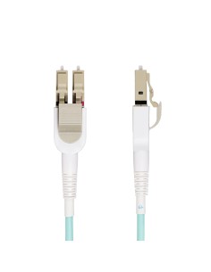 StarTech.com Cavo in fibra ottica multimodale OM4 LC a LC (UPC) commutabile con linguette push-pull, 5m, 50 125µm, Reti 100G, 2