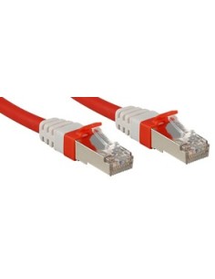 Lindy Cat.6 (A) SSTP   S FTP PIMF Premium 0.3m cavo di rete Rosso 0,3 m