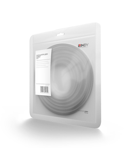Lindy 45596 cavo di rete Grigio 90 m