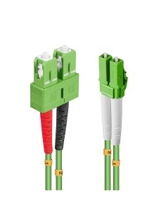 Lindy 46324 cavo a fibre ottiche 10 m 2x LC 2x SC OM5 Verde