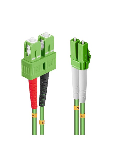 Lindy 46324 cavo a fibre ottiche 10 m 2x LC 2x SC OM5 Verde