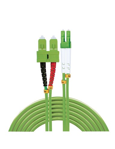 Lindy 46325 cavo a fibre ottiche 15 m 2x LC 2x SC OM5 Verde