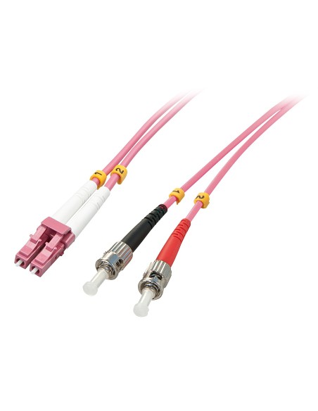 Lindy 46354 cavo a fibre ottiche 10 m LC ST OM4 Rosa