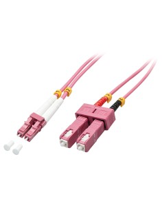 Lindy 46361 cavo a fibre ottiche 2 m LC SC OM4 Rosa