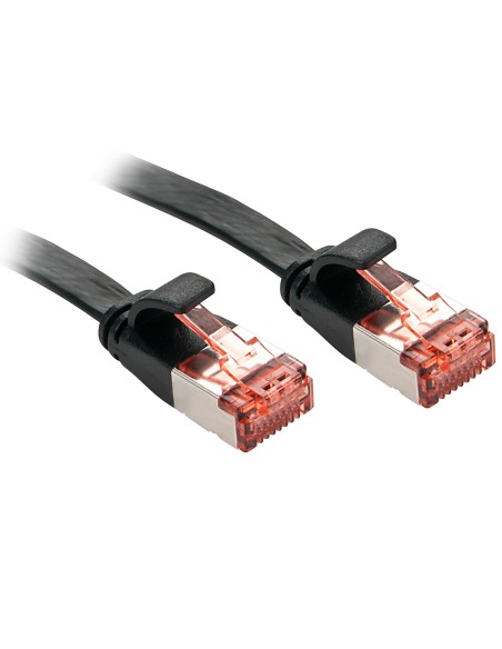 Lindy RJ45 Cat.6 U FTP 2m cavo di rete Nero Cat6 U FTP (STP)