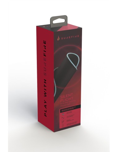 SureFire Silent Flight RGB-680 Tappetino per mouse per gioco da computer Nero
