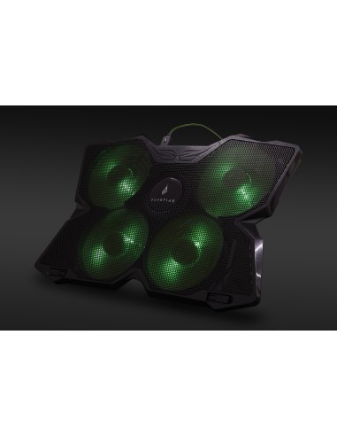 SureFire Bora base di raffreddamento per laptop 43,2 cm (17") 1200 Giri min Nero