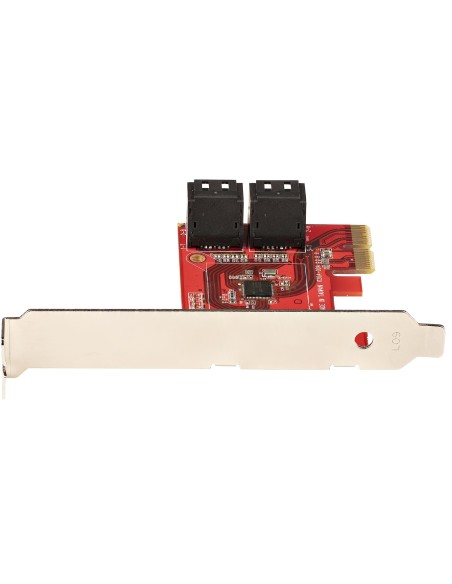 StarTech.com Scheda PCIe SATA - Scheda di Espansione PCIe SATA a 4 porte 6 Gbps - Staffa a Profilo Basso Alto - ASM1062 senza